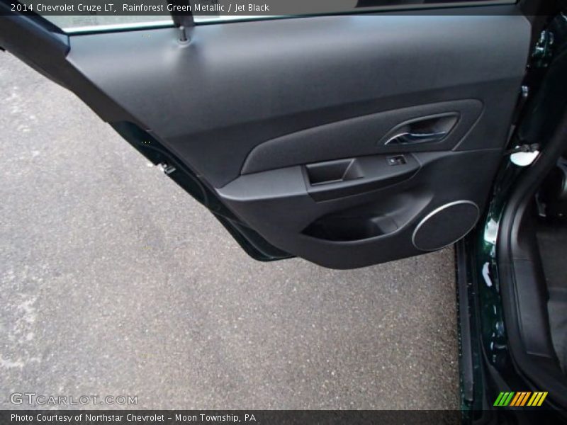 Rainforest Green Metallic / Jet Black 2014 Chevrolet Cruze LT