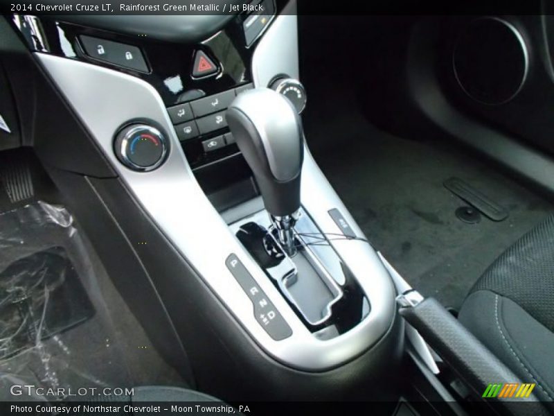 Rainforest Green Metallic / Jet Black 2014 Chevrolet Cruze LT