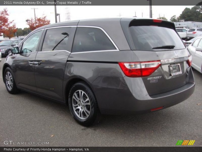 Smoky Topaz Metallic / Truffle 2011 Honda Odyssey EX-L