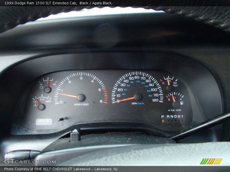 Black / Agate Black 1999 Dodge Ram 1500 SLT Extended Cab