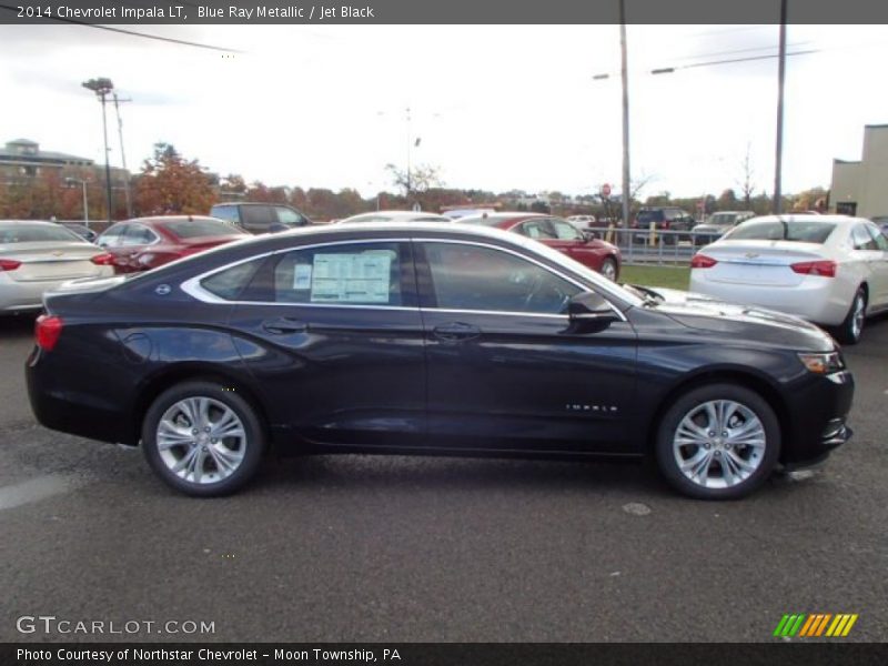 Blue Ray Metallic / Jet Black 2014 Chevrolet Impala LT