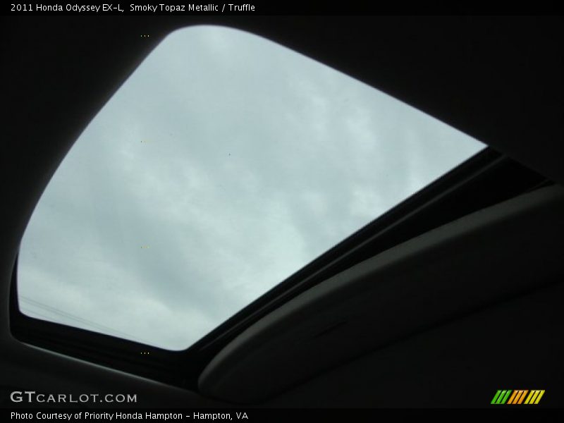 Smoky Topaz Metallic / Truffle 2011 Honda Odyssey EX-L