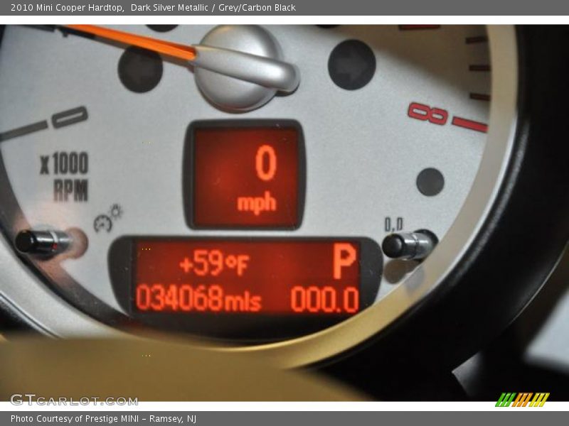 Dark Silver Metallic / Grey/Carbon Black 2010 Mini Cooper Hardtop