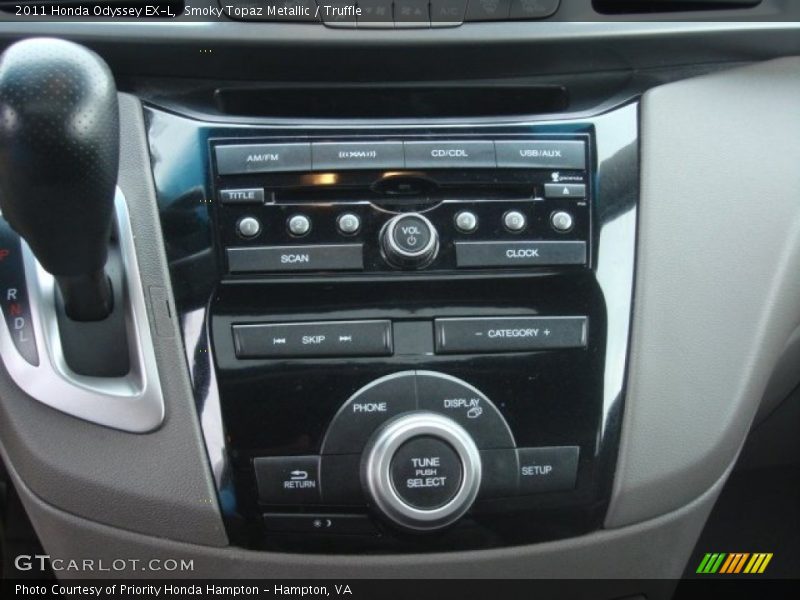 Smoky Topaz Metallic / Truffle 2011 Honda Odyssey EX-L