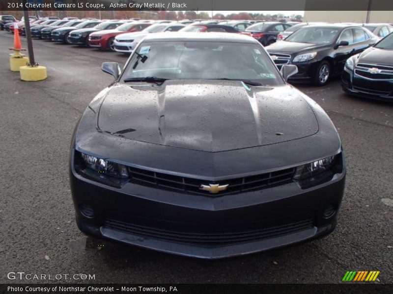 Ashen Gray Metallic / Black 2014 Chevrolet Camaro LS Coupe