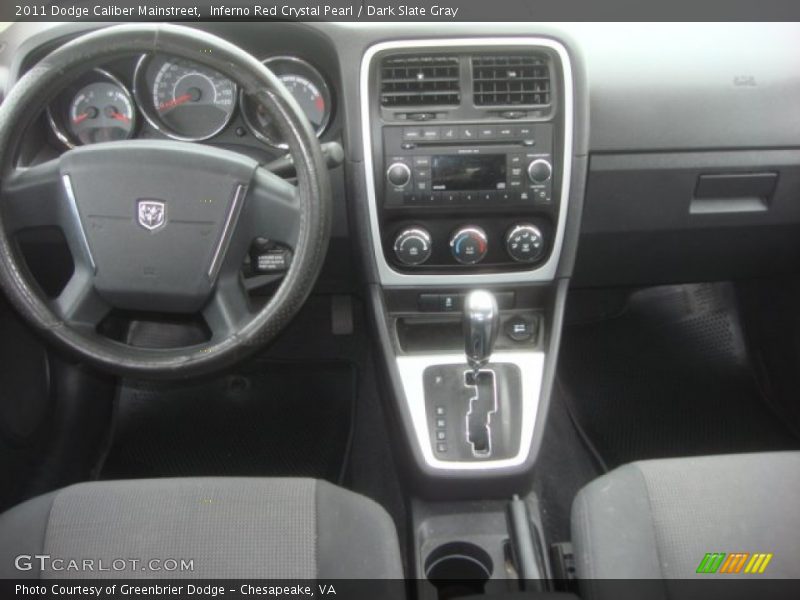 Inferno Red Crystal Pearl / Dark Slate Gray 2011 Dodge Caliber Mainstreet