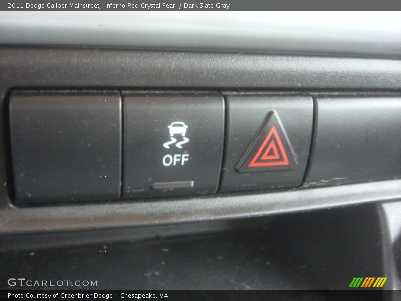 Inferno Red Crystal Pearl / Dark Slate Gray 2011 Dodge Caliber Mainstreet