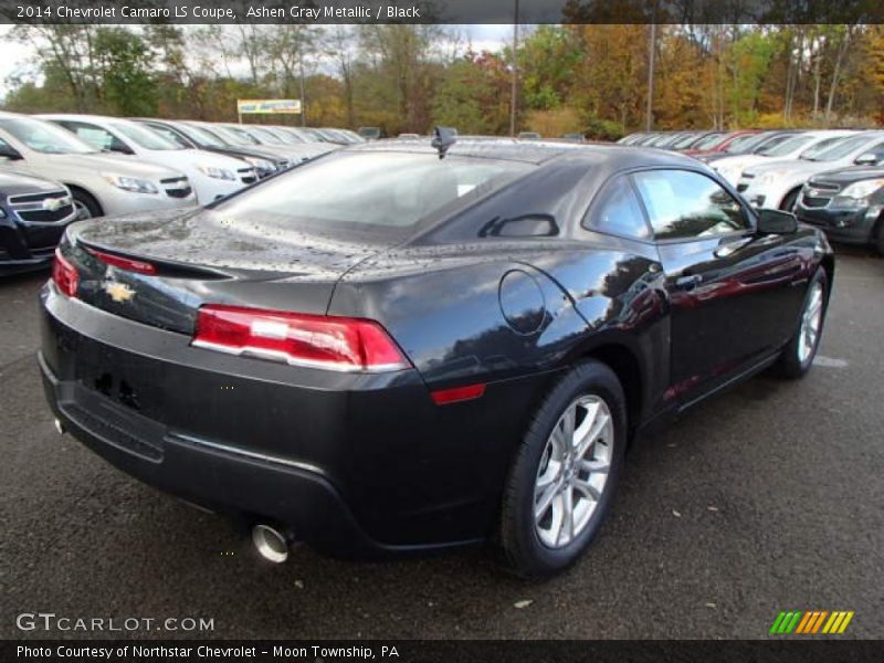 Ashen Gray Metallic / Black 2014 Chevrolet Camaro LS Coupe