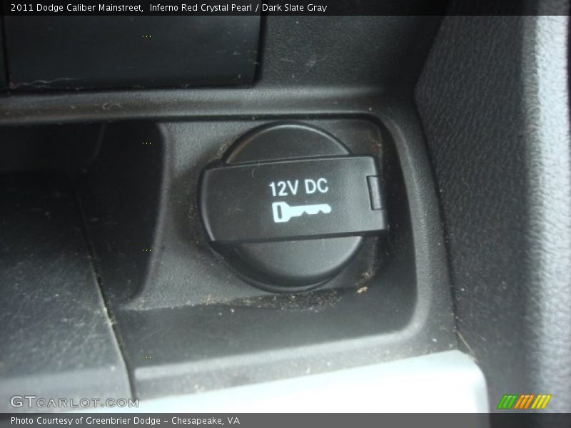 Inferno Red Crystal Pearl / Dark Slate Gray 2011 Dodge Caliber Mainstreet