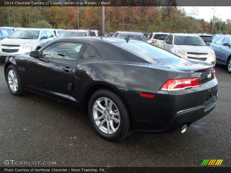 Ashen Gray Metallic / Black 2014 Chevrolet Camaro LS Coupe
