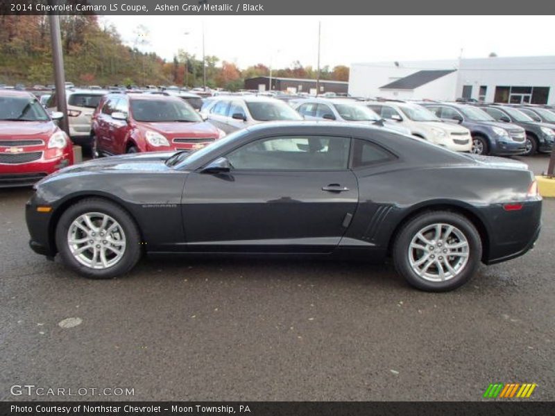 Ashen Gray Metallic / Black 2014 Chevrolet Camaro LS Coupe