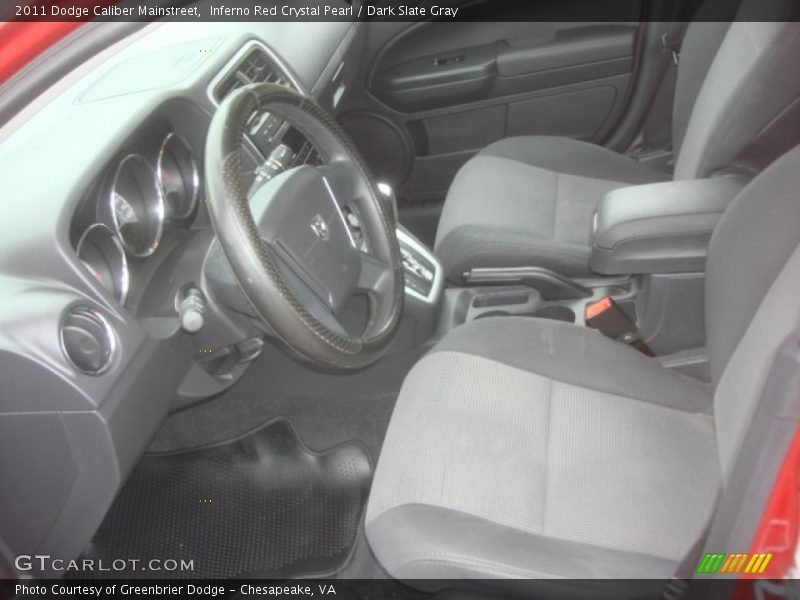 Inferno Red Crystal Pearl / Dark Slate Gray 2011 Dodge Caliber Mainstreet