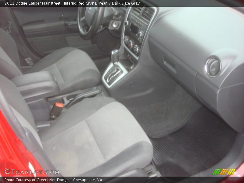 Inferno Red Crystal Pearl / Dark Slate Gray 2011 Dodge Caliber Mainstreet