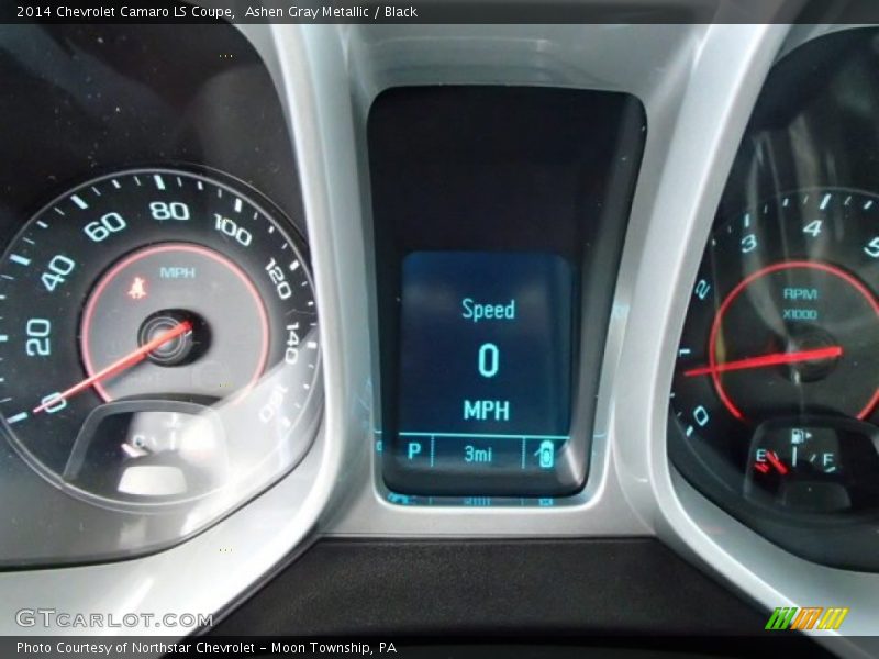 Ashen Gray Metallic / Black 2014 Chevrolet Camaro LS Coupe