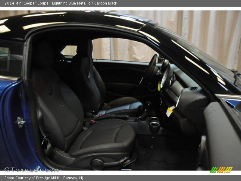 Lightning Blue Metallic / Carbon Black 2014 Mini Cooper Coupe