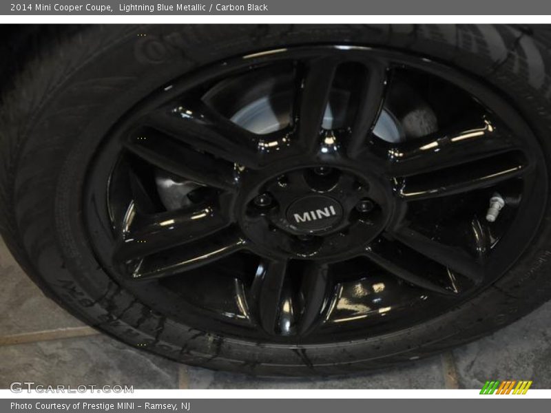 Lightning Blue Metallic / Carbon Black 2014 Mini Cooper Coupe