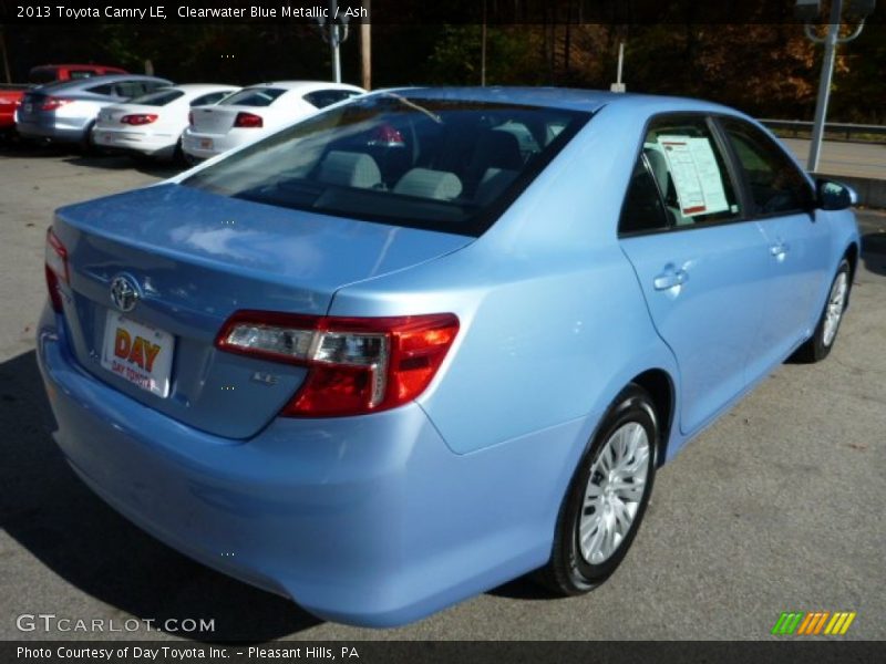 Clearwater Blue Metallic / Ash 2013 Toyota Camry LE