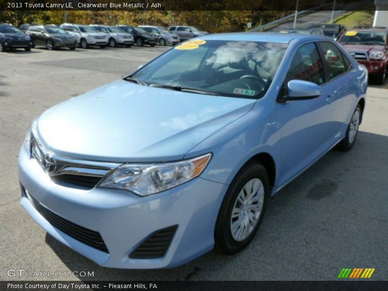 Clearwater Blue Metallic / Ash 2013 Toyota Camry LE