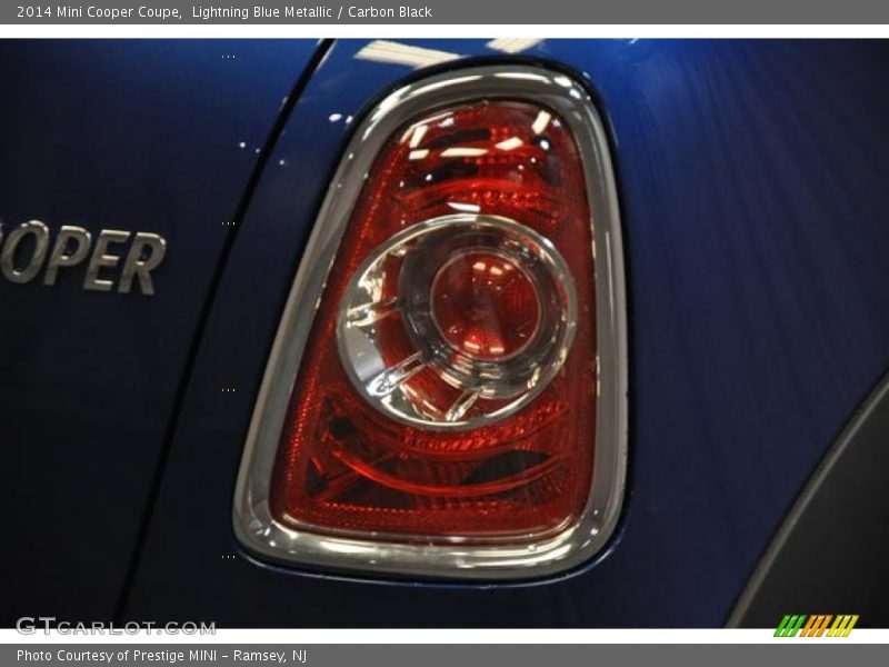 Lightning Blue Metallic / Carbon Black 2014 Mini Cooper Coupe