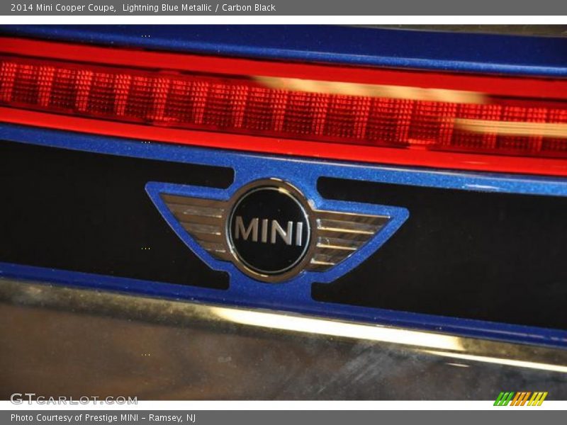 Lightning Blue Metallic / Carbon Black 2014 Mini Cooper Coupe