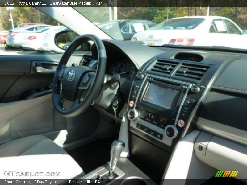 Clearwater Blue Metallic / Ash 2013 Toyota Camry LE