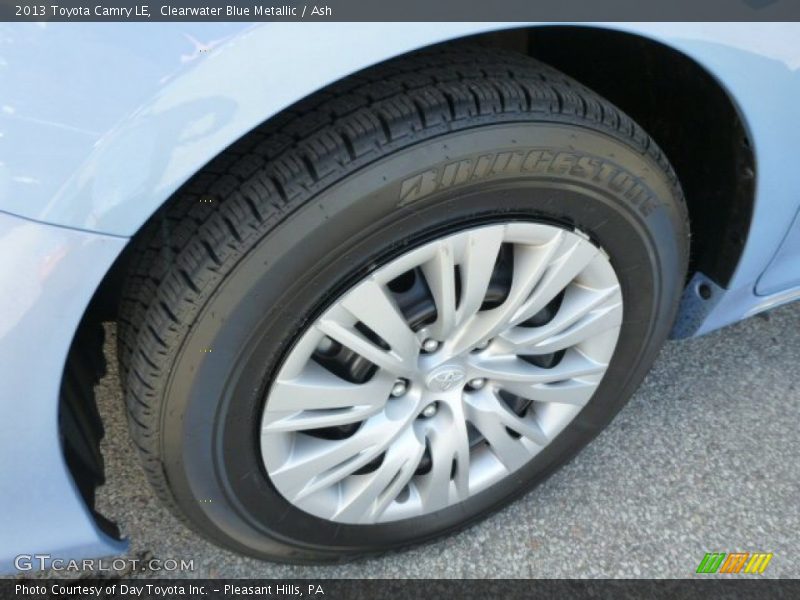 Clearwater Blue Metallic / Ash 2013 Toyota Camry LE