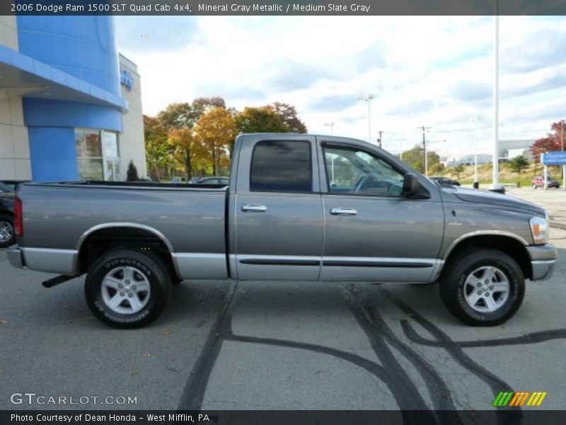 Mineral Gray Metallic / Medium Slate Gray 2006 Dodge Ram 1500 SLT Quad Cab 4x4