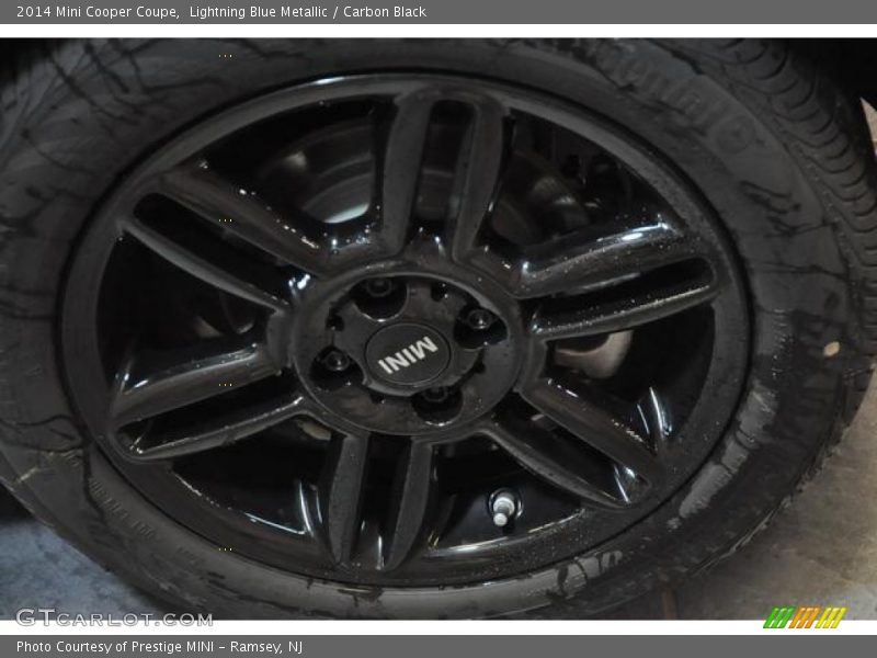 Lightning Blue Metallic / Carbon Black 2014 Mini Cooper Coupe