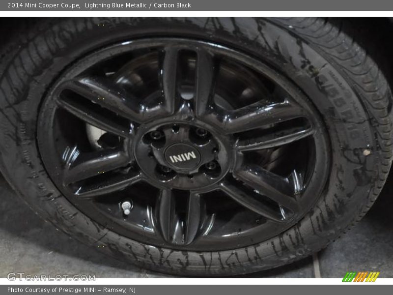 Lightning Blue Metallic / Carbon Black 2014 Mini Cooper Coupe