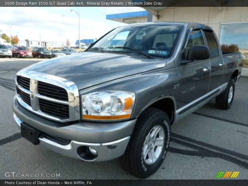 Mineral Gray Metallic / Medium Slate Gray 2006 Dodge Ram 1500 SLT Quad Cab 4x4