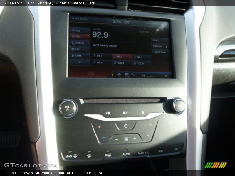 Controls of 2014 Fusion Hybrid SE