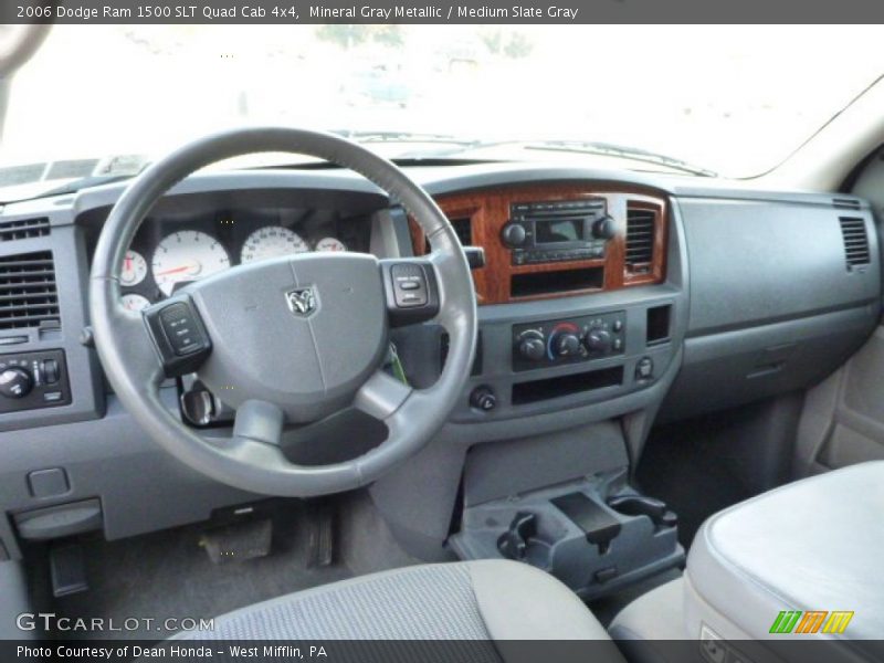 Mineral Gray Metallic / Medium Slate Gray 2006 Dodge Ram 1500 SLT Quad Cab 4x4