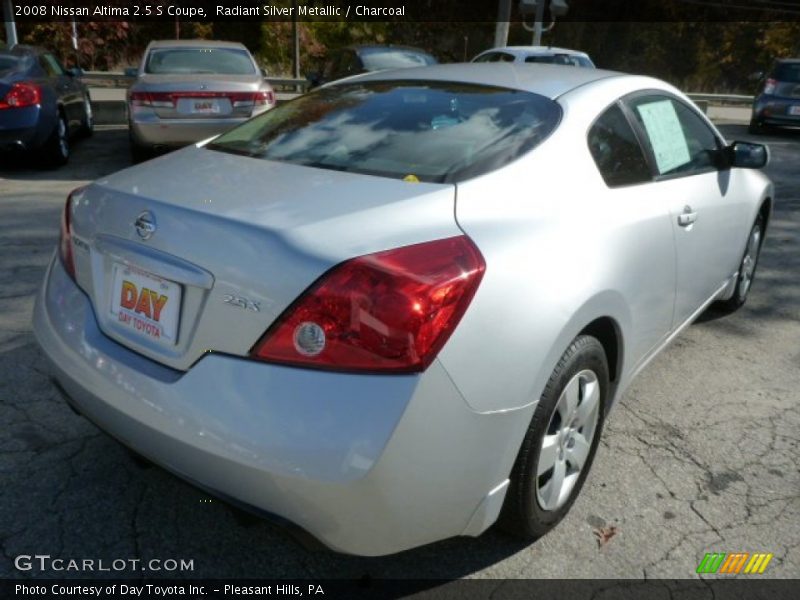 Radiant Silver Metallic / Charcoal 2008 Nissan Altima 2.5 S Coupe