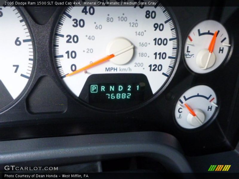 Mineral Gray Metallic / Medium Slate Gray 2006 Dodge Ram 1500 SLT Quad Cab 4x4