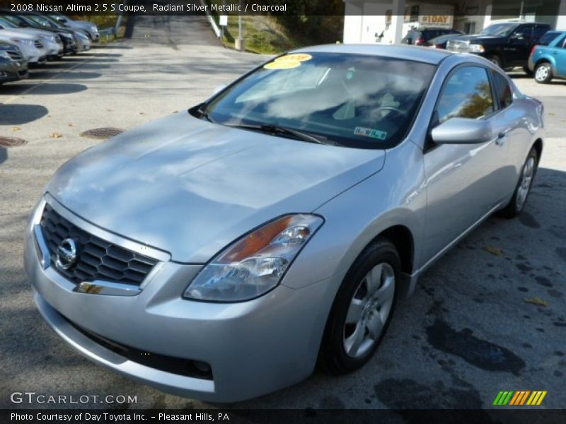 Radiant Silver Metallic / Charcoal 2008 Nissan Altima 2.5 S Coupe