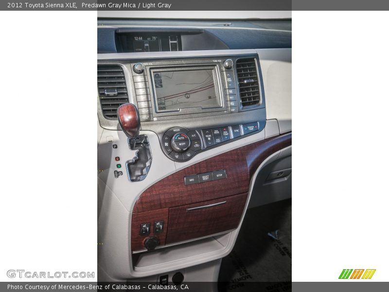 Predawn Gray Mica / Light Gray 2012 Toyota Sienna XLE