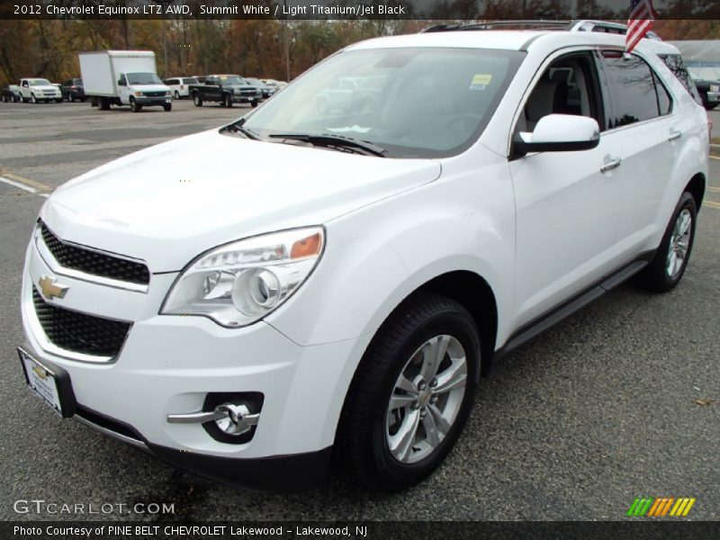 Summit White / Light Titanium/Jet Black 2012 Chevrolet Equinox LTZ AWD