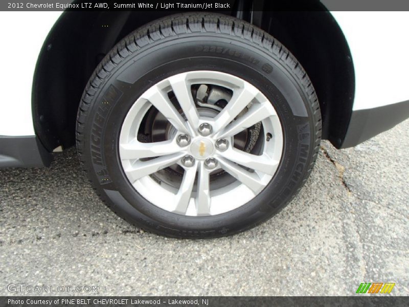 Summit White / Light Titanium/Jet Black 2012 Chevrolet Equinox LTZ AWD