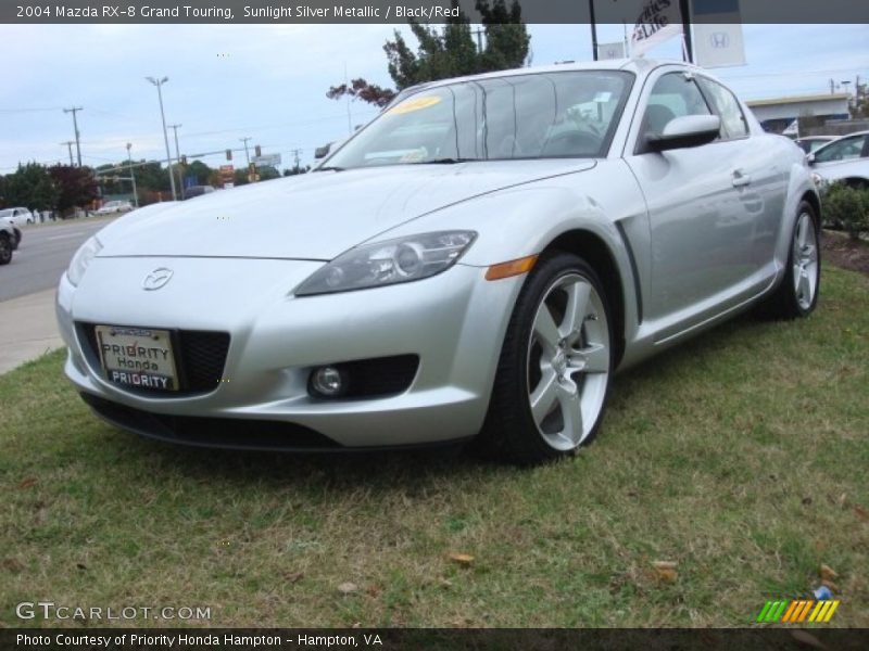 Sunlight Silver Metallic / Black/Red 2004 Mazda RX-8 Grand Touring