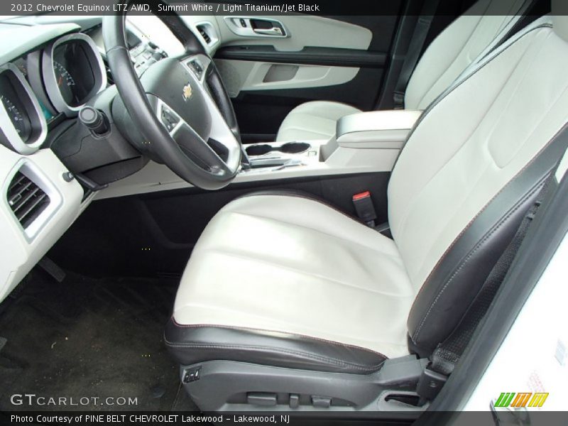 Summit White / Light Titanium/Jet Black 2012 Chevrolet Equinox LTZ AWD