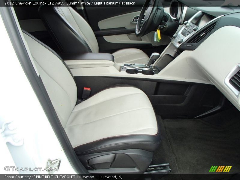 Summit White / Light Titanium/Jet Black 2012 Chevrolet Equinox LTZ AWD