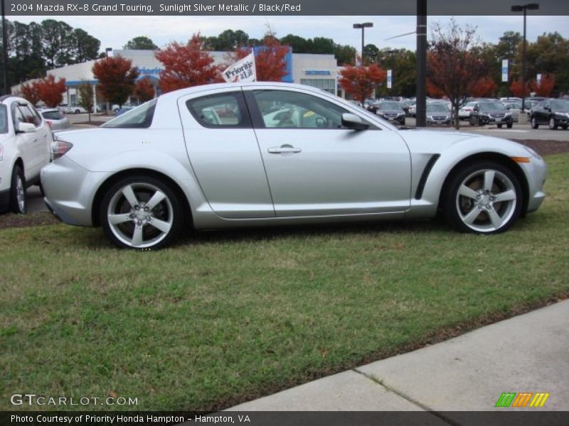 Sunlight Silver Metallic / Black/Red 2004 Mazda RX-8 Grand Touring