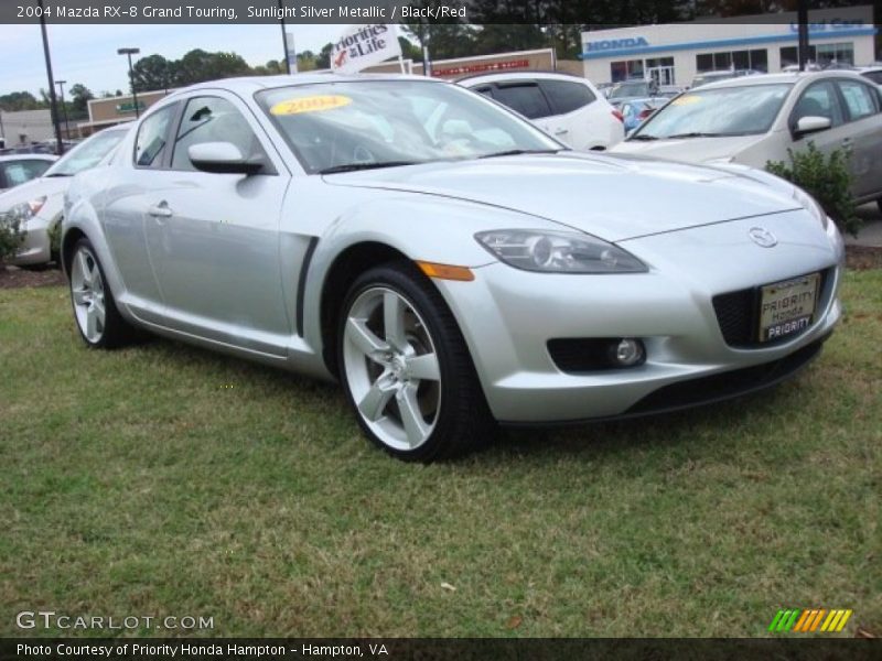 Sunlight Silver Metallic / Black/Red 2004 Mazda RX-8 Grand Touring