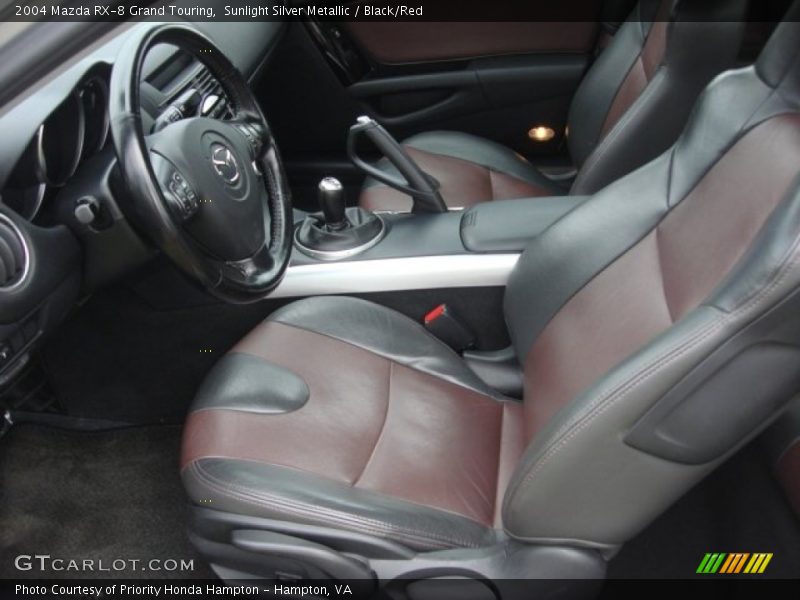 Sunlight Silver Metallic / Black/Red 2004 Mazda RX-8 Grand Touring
