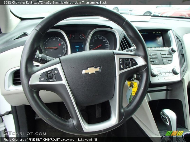 Summit White / Light Titanium/Jet Black 2012 Chevrolet Equinox LTZ AWD