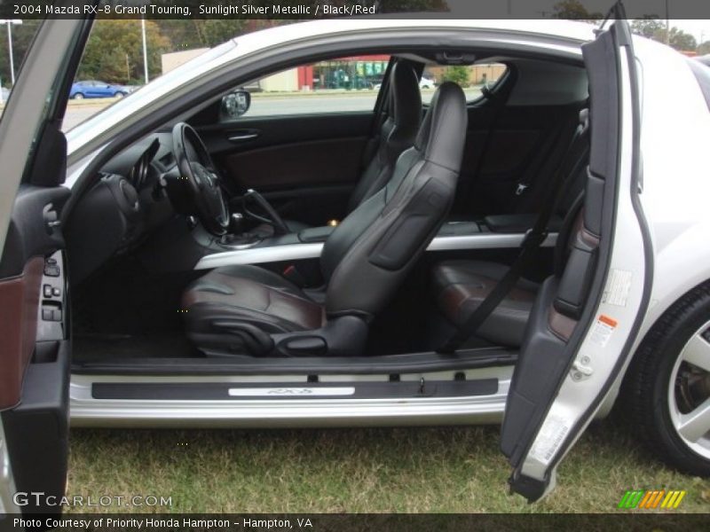 Sunlight Silver Metallic / Black/Red 2004 Mazda RX-8 Grand Touring