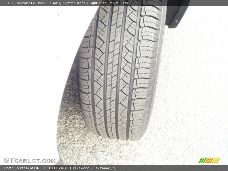 Summit White / Light Titanium/Jet Black 2012 Chevrolet Equinox LTZ AWD