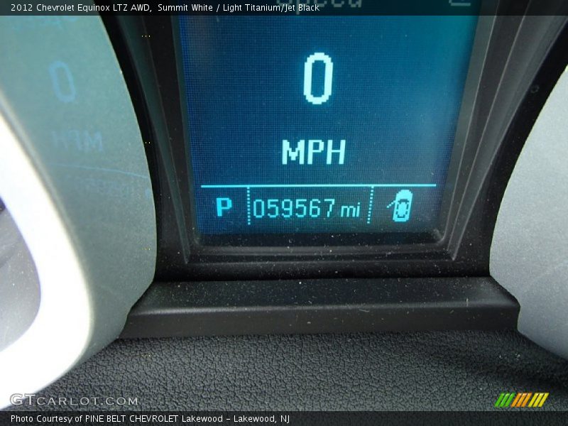 Summit White / Light Titanium/Jet Black 2012 Chevrolet Equinox LTZ AWD