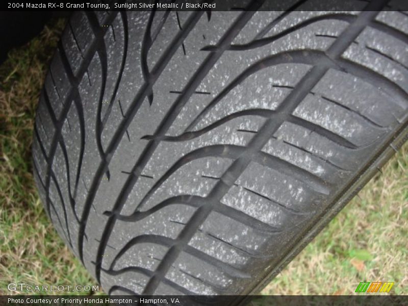 Sunlight Silver Metallic / Black/Red 2004 Mazda RX-8 Grand Touring