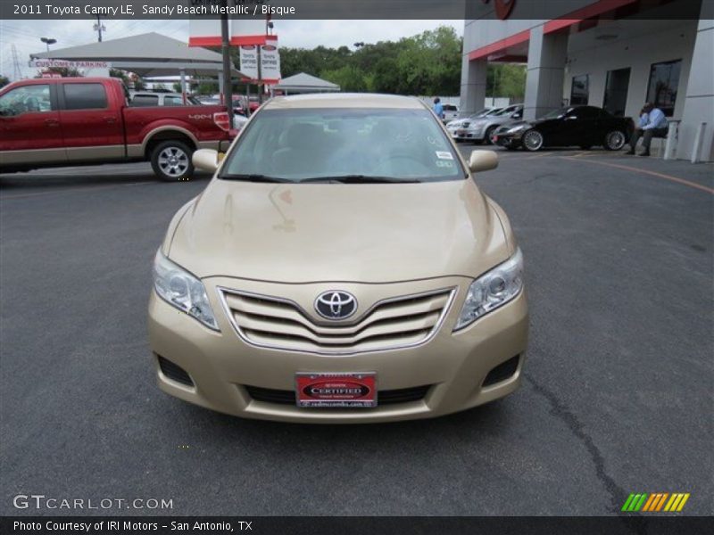 Sandy Beach Metallic / Bisque 2011 Toyota Camry LE